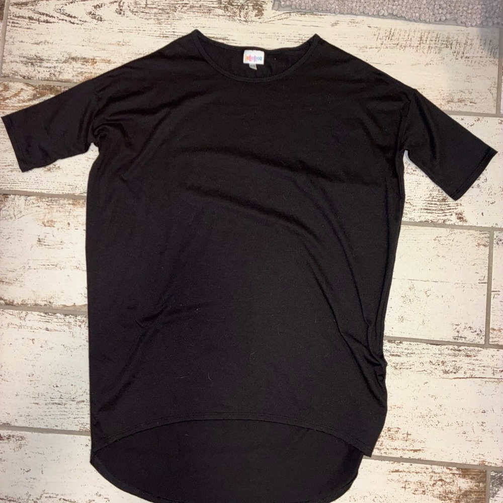 LuLaRoe Black Short Sleeve Women's Tee